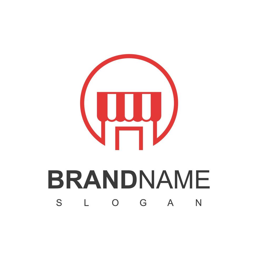 Store Logo Template, Market Symbol vector