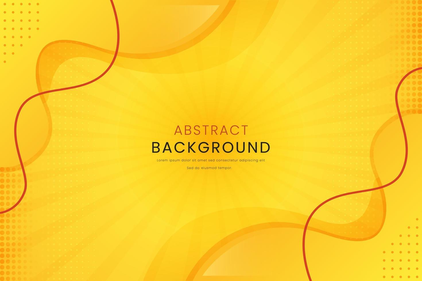 yellow abstract with lines gradient vector background