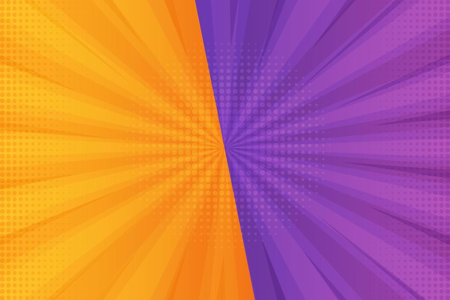 comic style background with halftone effect vector