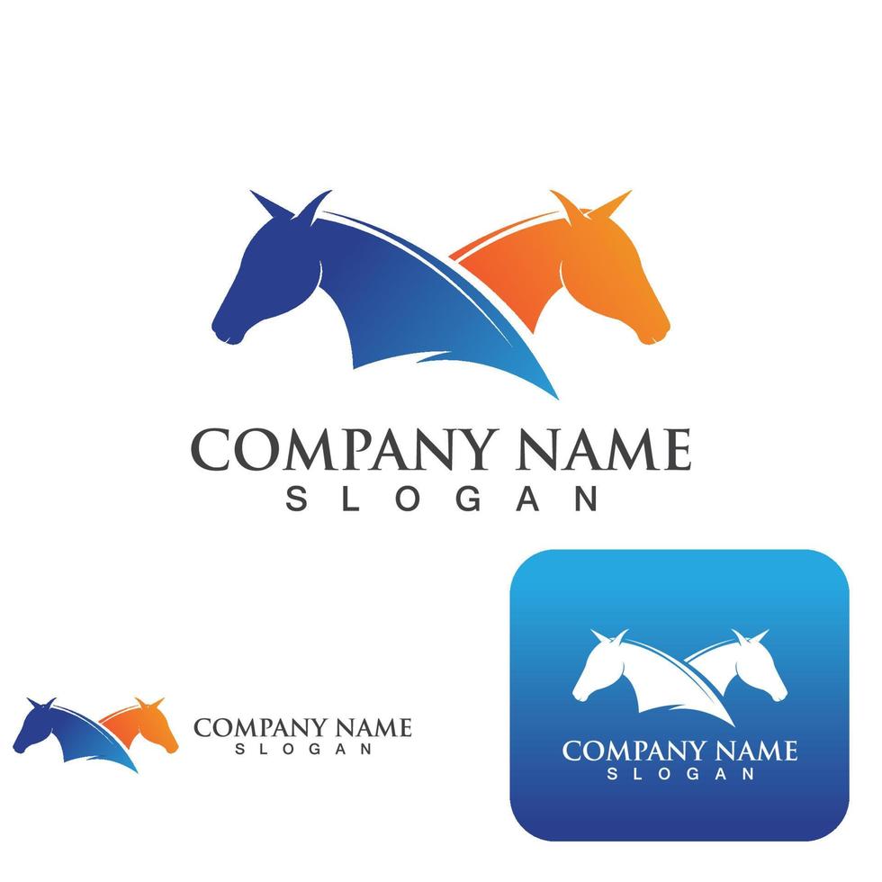 Horse Logo Template Vector icon