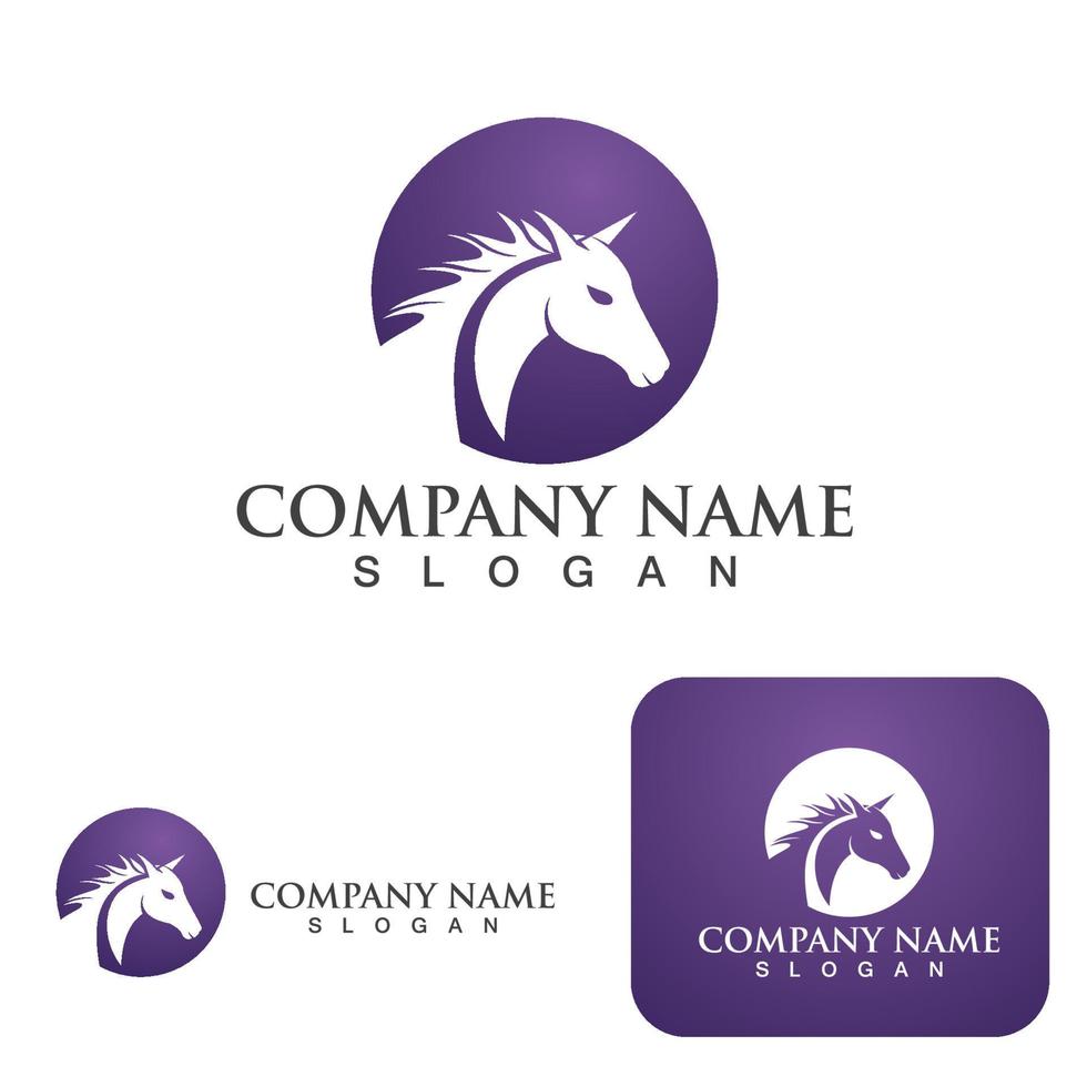 Horse Logo Template Vector icon