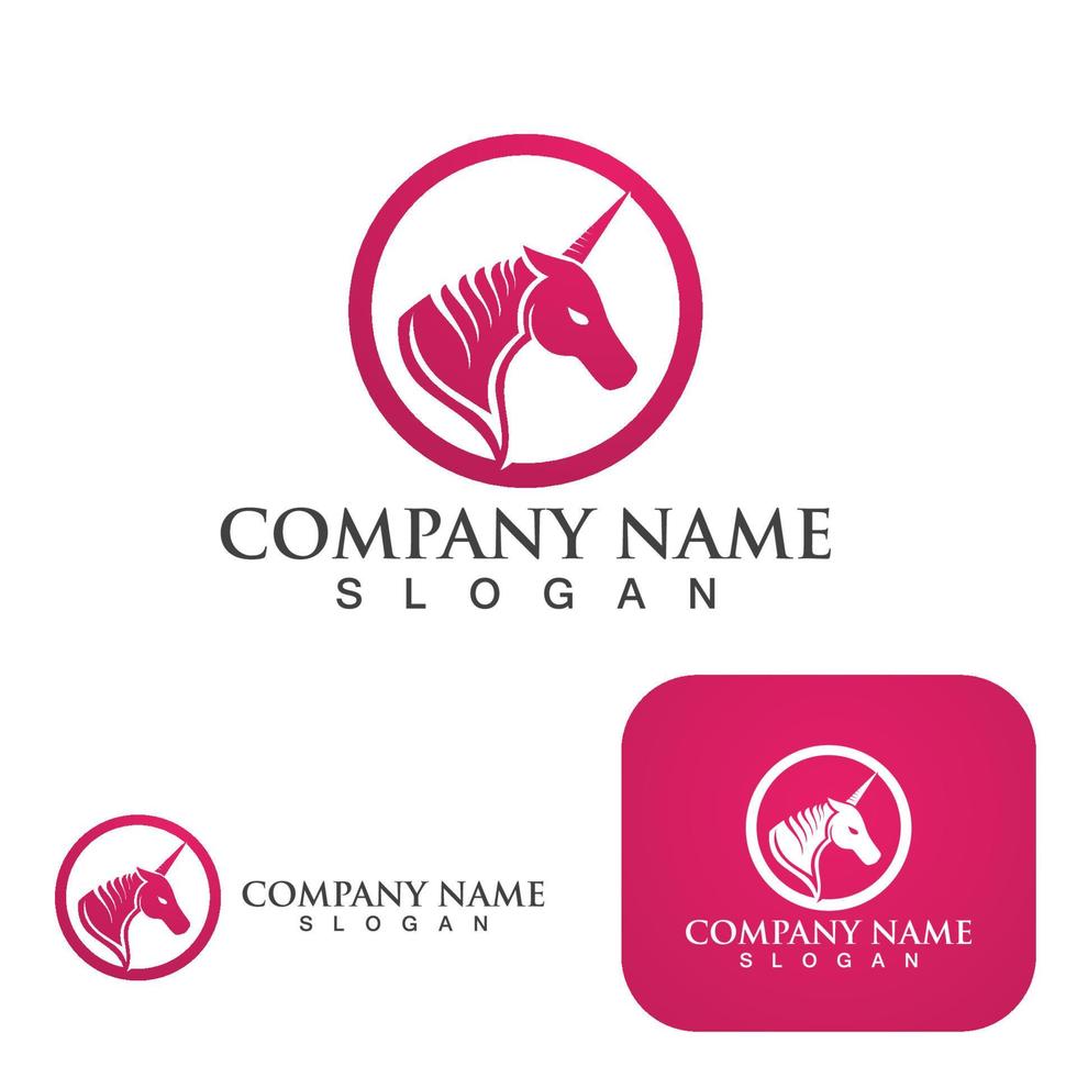 Horse Logo Template Vector icon