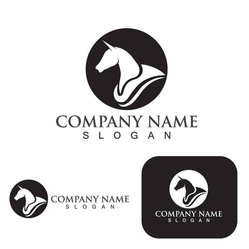 Horse Logo Template Vector icon