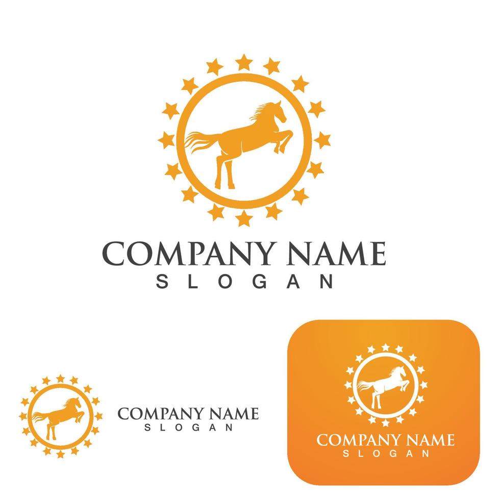 Horse Logo Template Vector icon