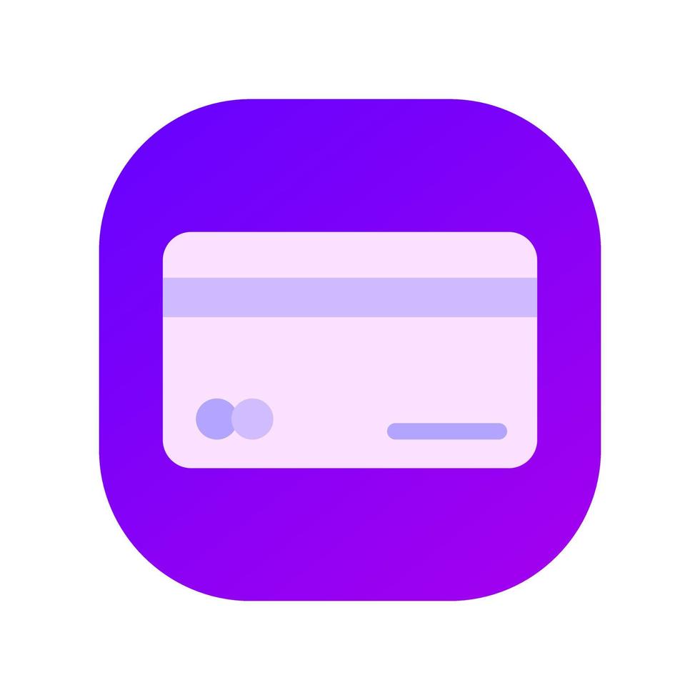 vector de icono de tarjeta de crédito, ilustración de diseño de vector de aplicación de icono de tarjeta de crédito, símbolo de tarjeta de crédito para iconos, logotipo, aplicaciones, plantillas, empresas o sitios web.