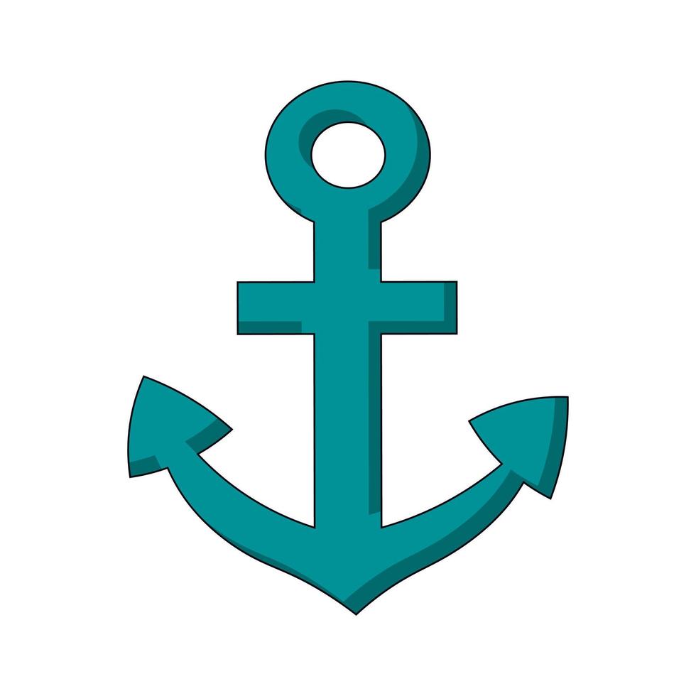 Single element Nautical. Draw illustration in color vector