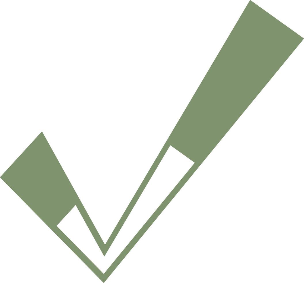 Icons of ticks , confirmation of consent or refusal of information. vector