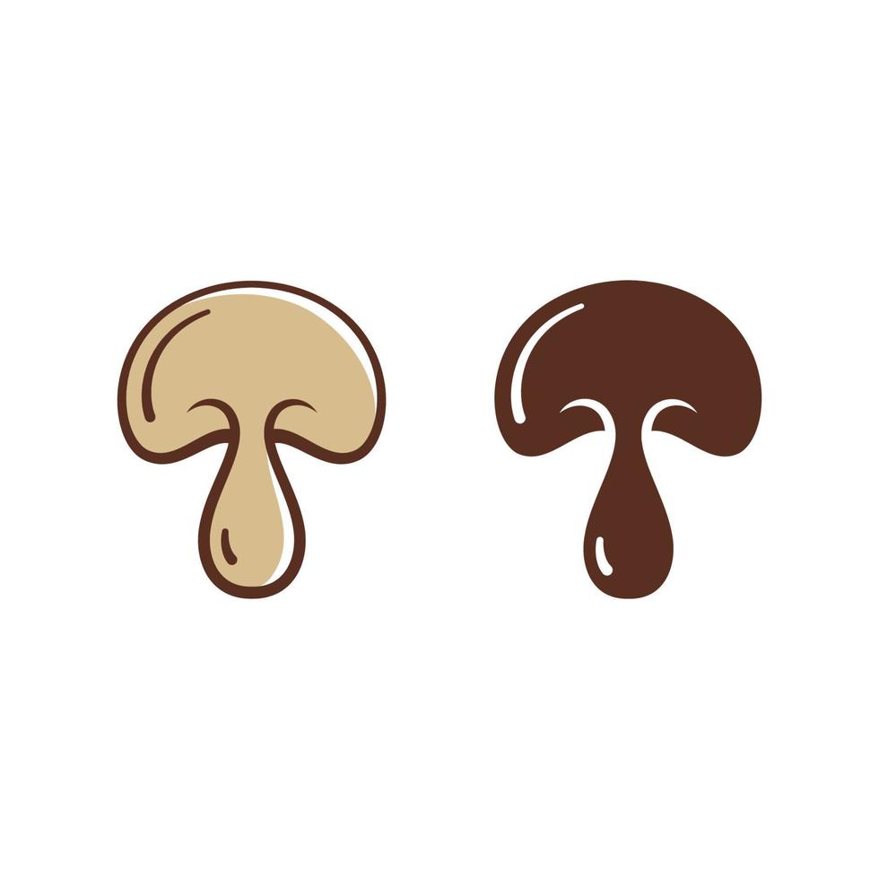 Mushroom logo icon vector design template