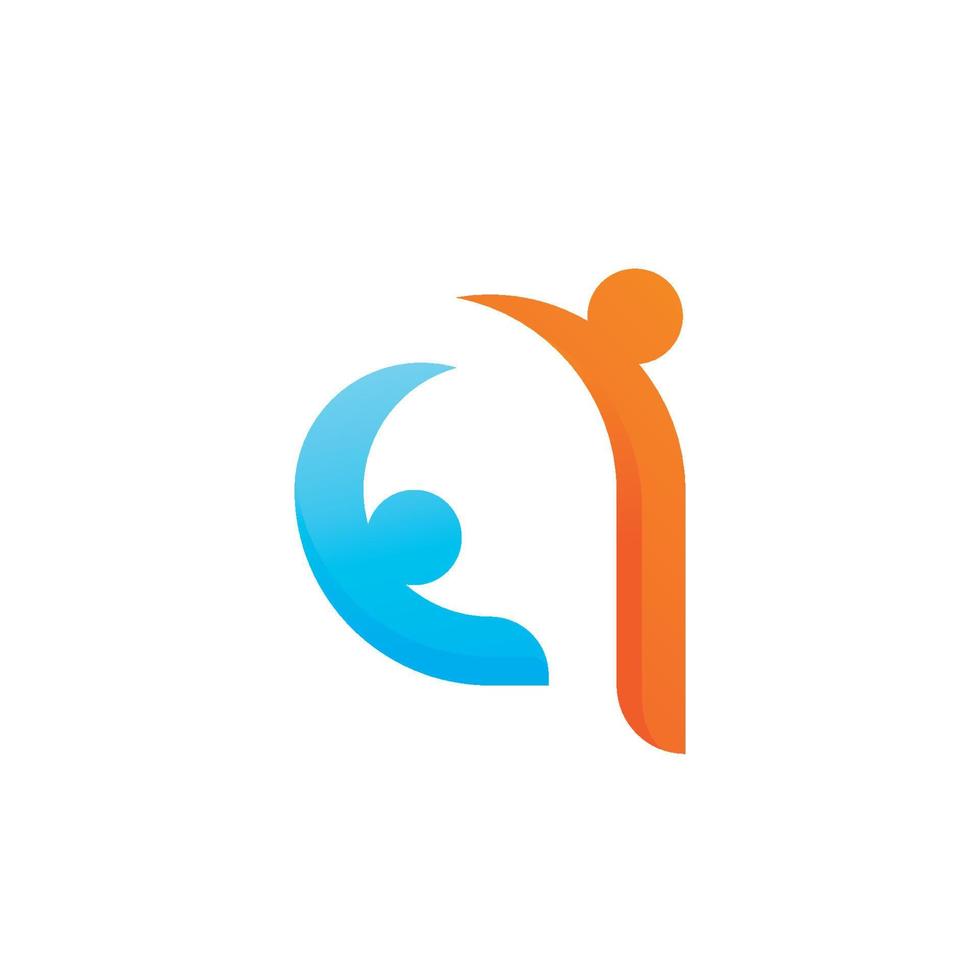 Q letter initial logo vector template design