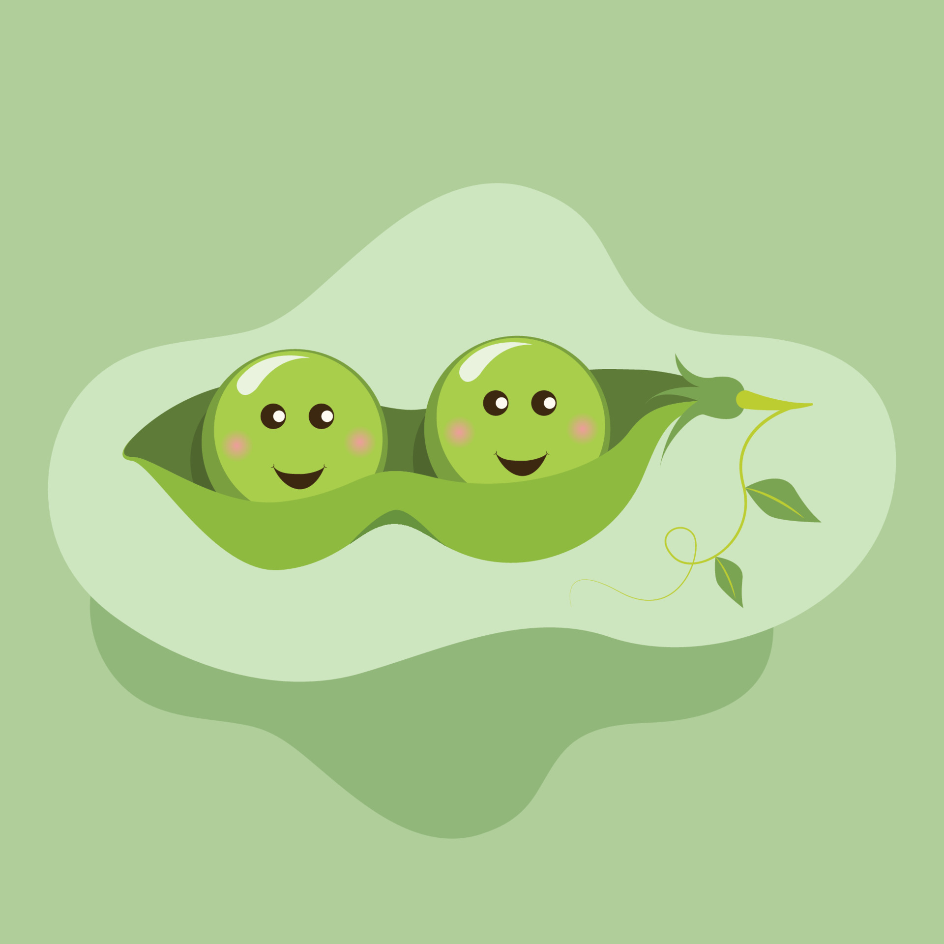 Two peas in a pod cartoon 7165598 Vector Art at Vecteezy Two peas in a pod cartoon 7165598 Vector Art at Vecteezy