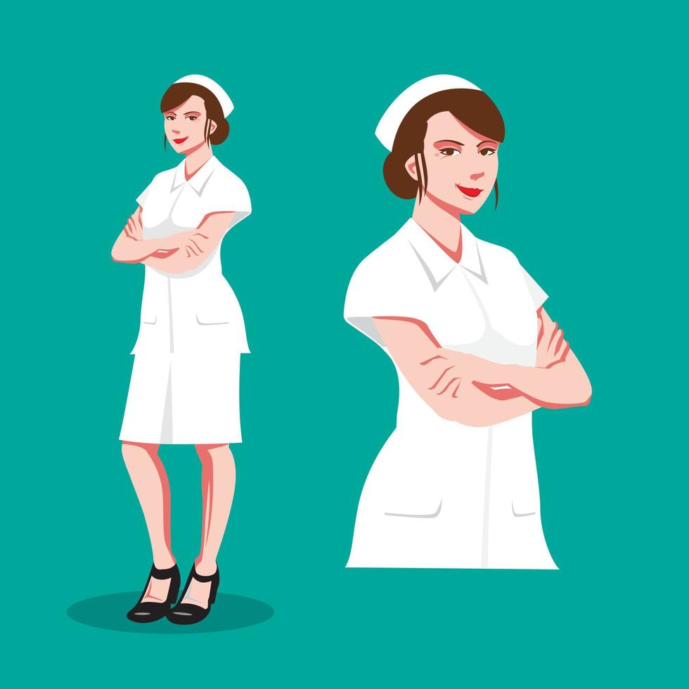 Nurse  version 2 vector flat illustration