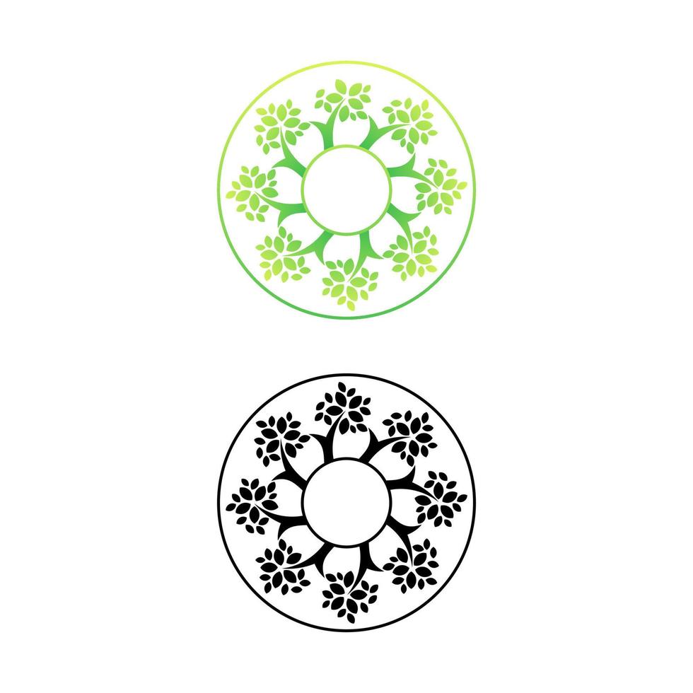 tree icon logo design template vector