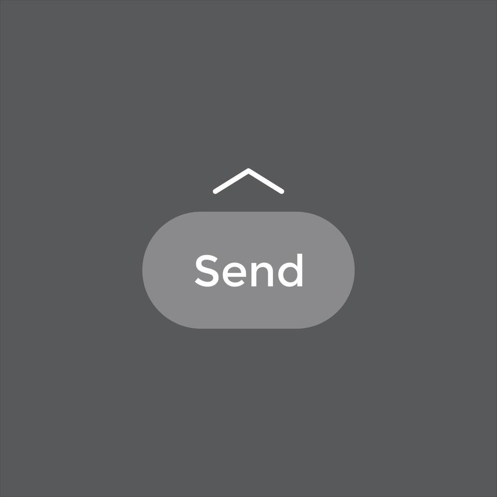 Send Story Button Icon of Social Media. Vector Illustration