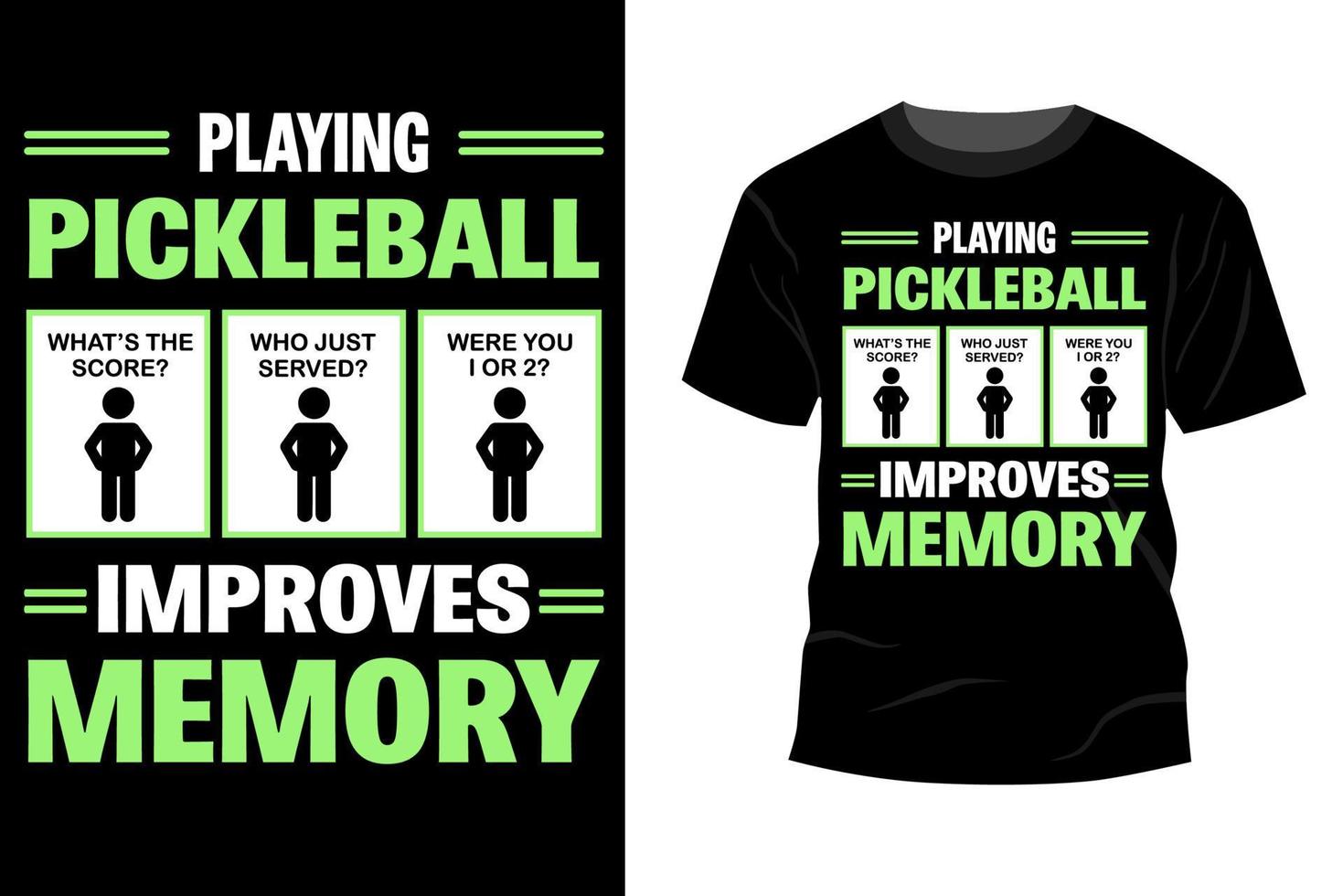 Inspiring motivation quote with text Playing Pickleball Improves Money vector typography t shirt design