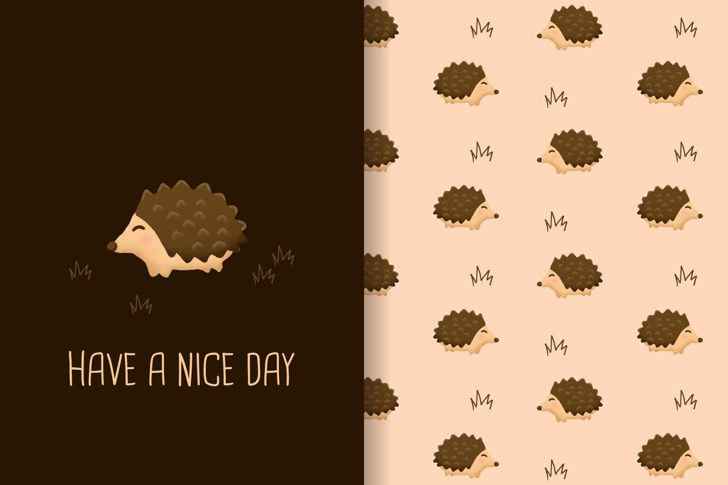 porcupine pattern vector