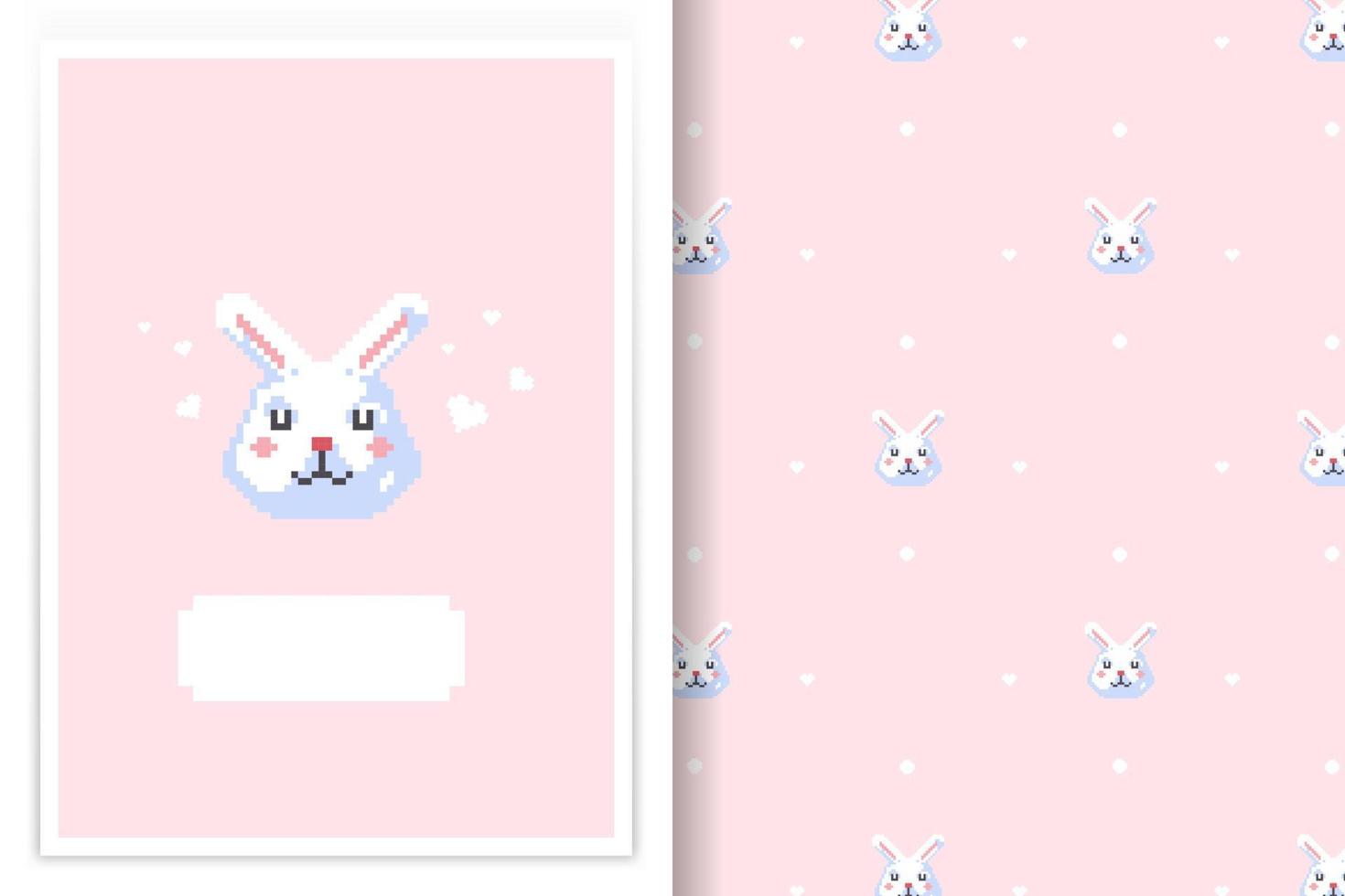 pattern with bunny vector