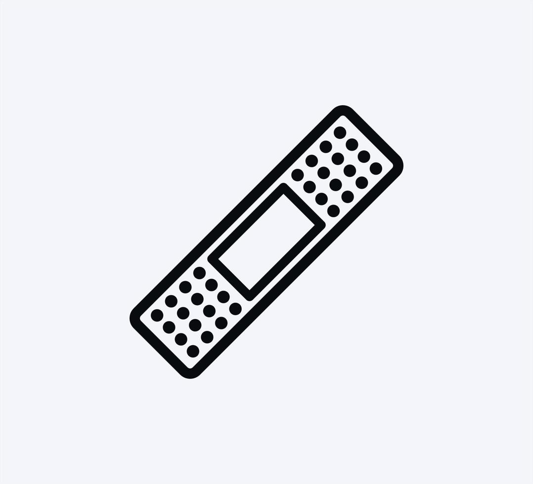 Plaster icon vector logo design
