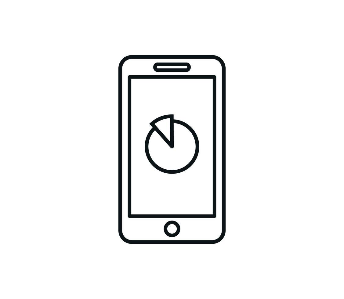 Smartphone icon vector logo design template