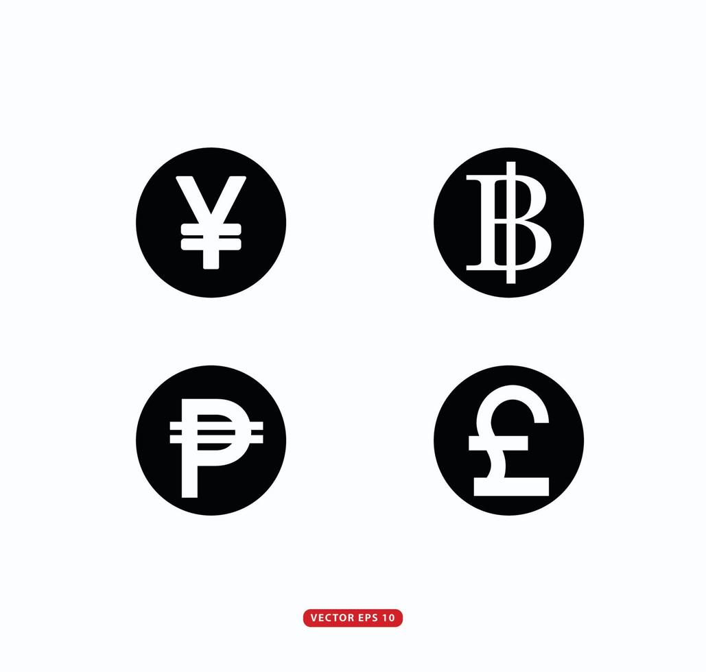 Money icon vector logo design template