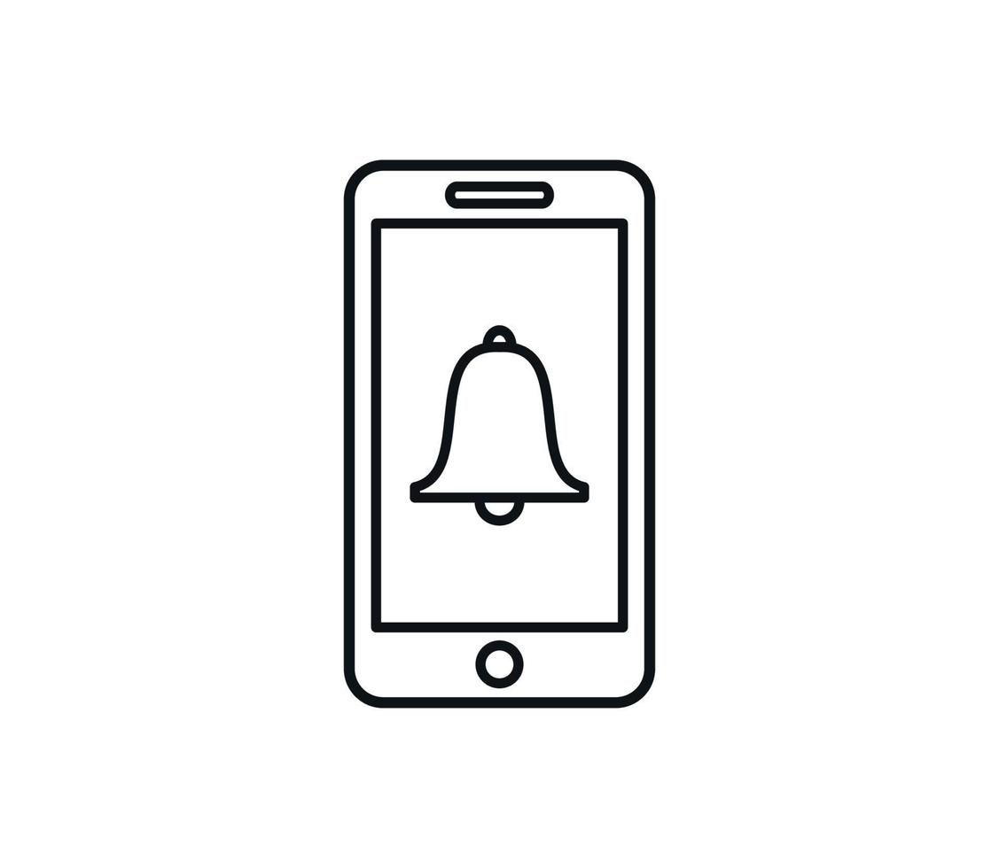 Smartphone icon vector logo template