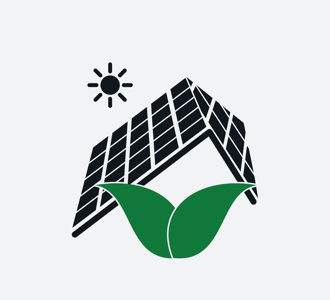 plantilla de diseño de logotipo de vector de icono de celda solar