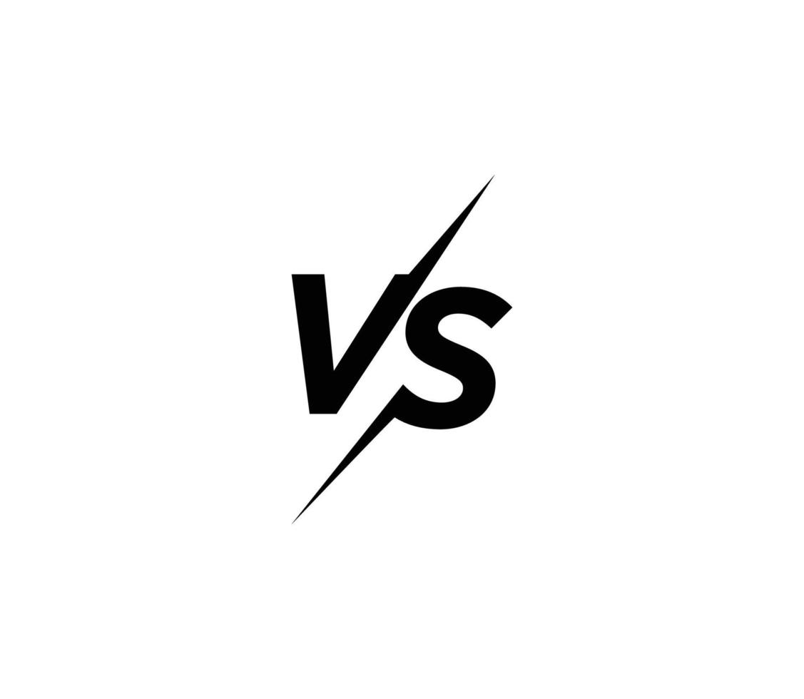 Versus or VS logo design template vector