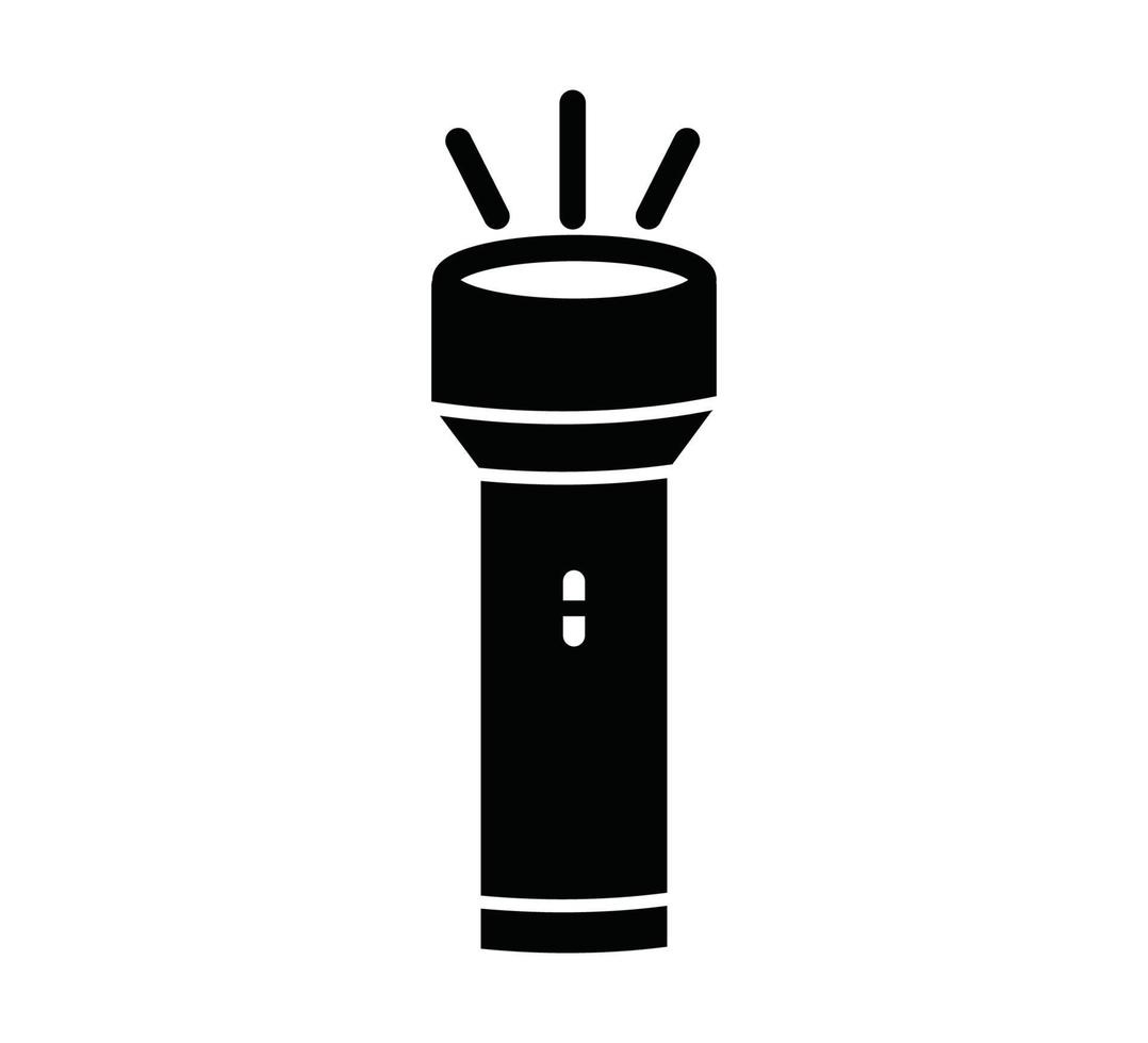 Flash light icon vector logo design template