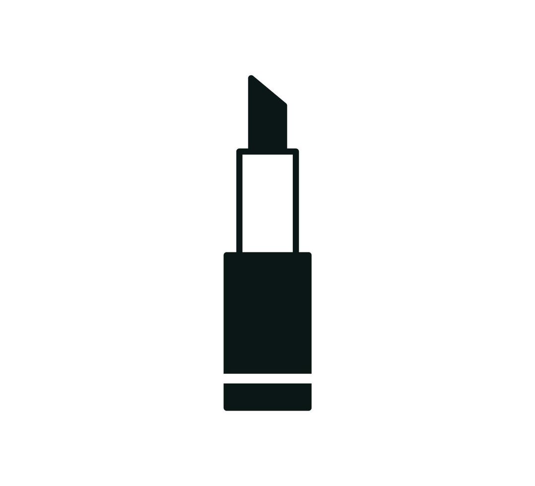 Lipstick icon vector logo design template