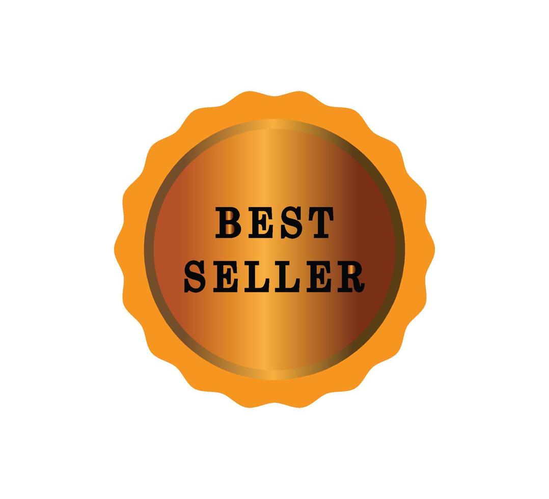 Best seller stamp design template illustration vector