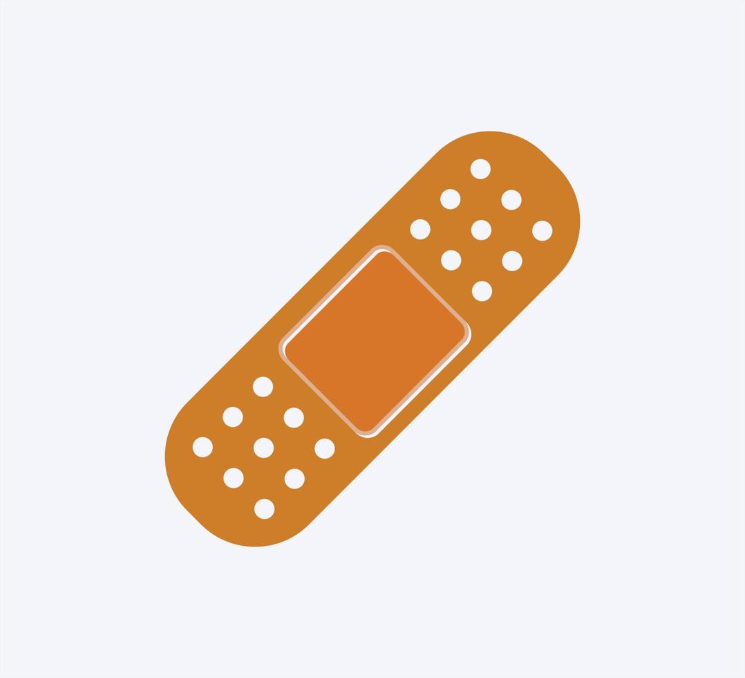 Plaster icon vector logo design