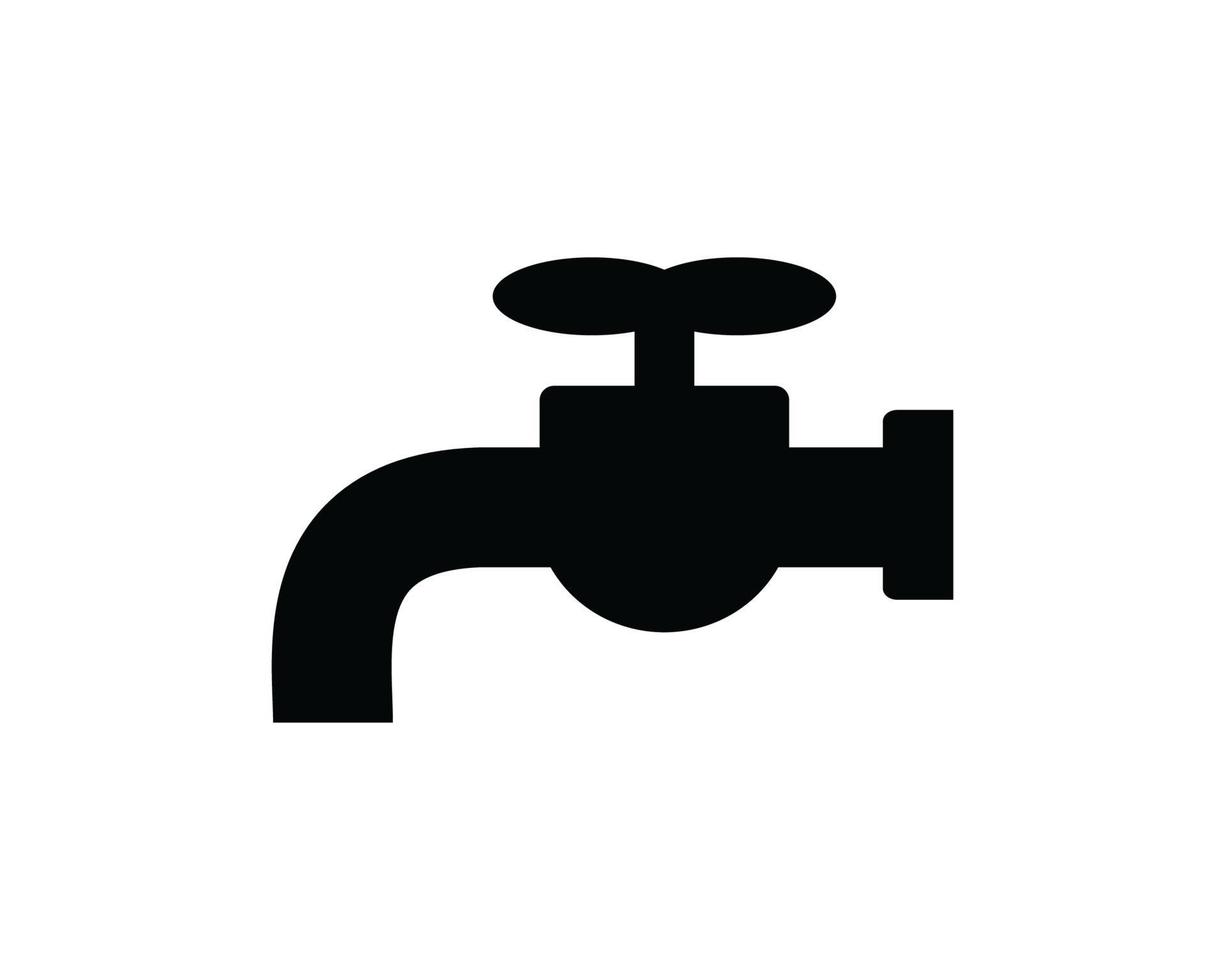 Tap water icon vector flat style