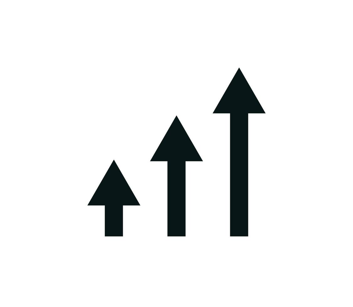 Arrow icon vector logo design template