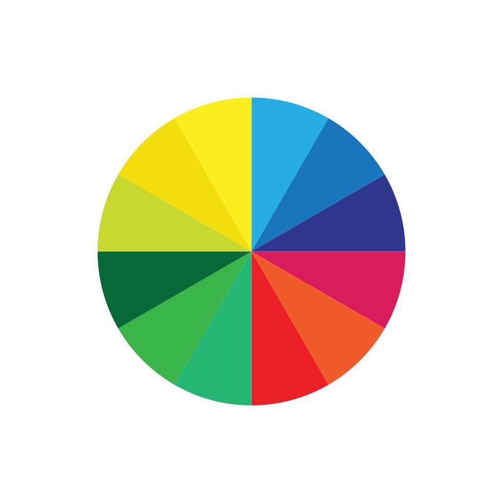 Color icon vector logo design template