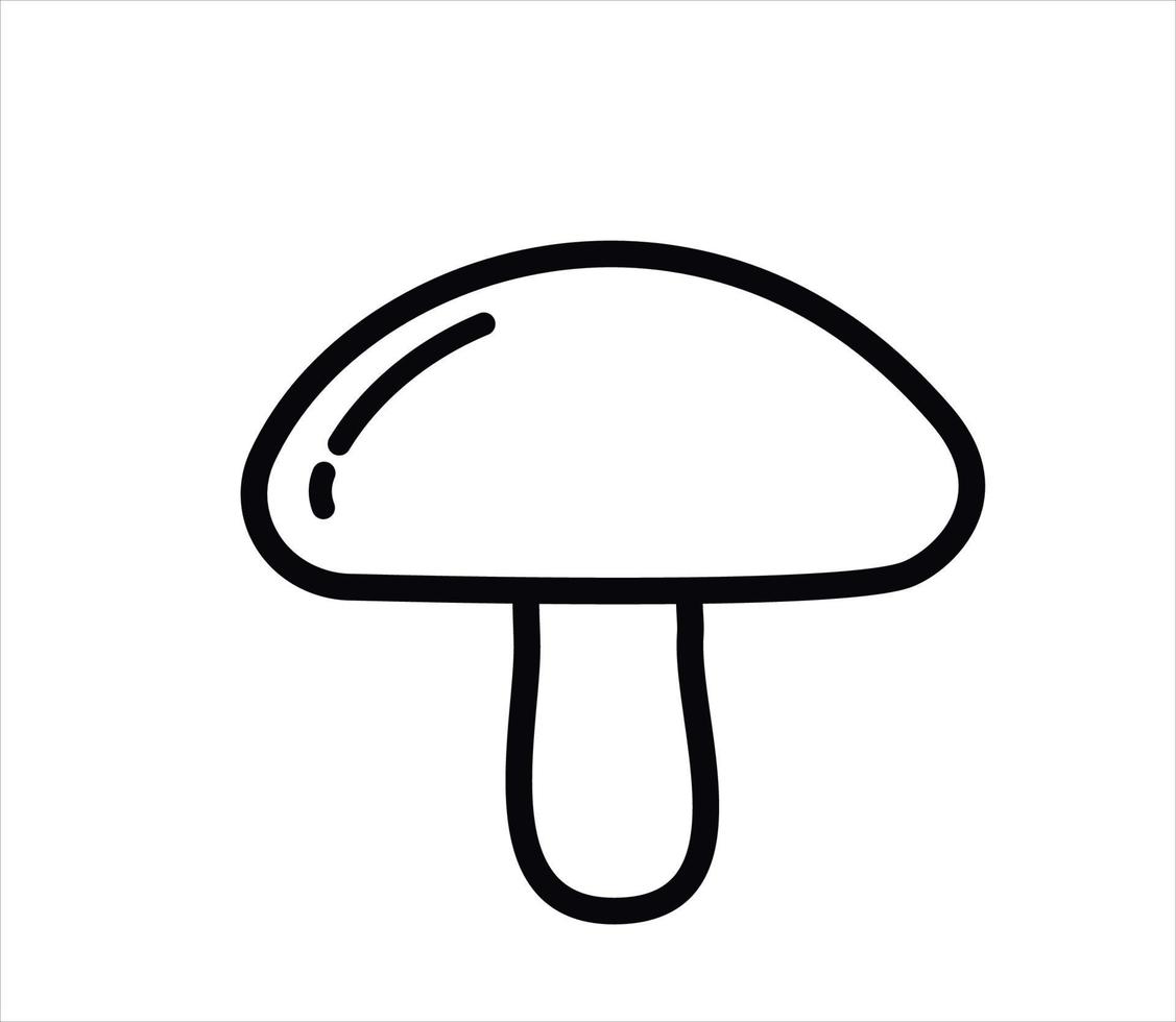 mushroom icon vector logo design illustration