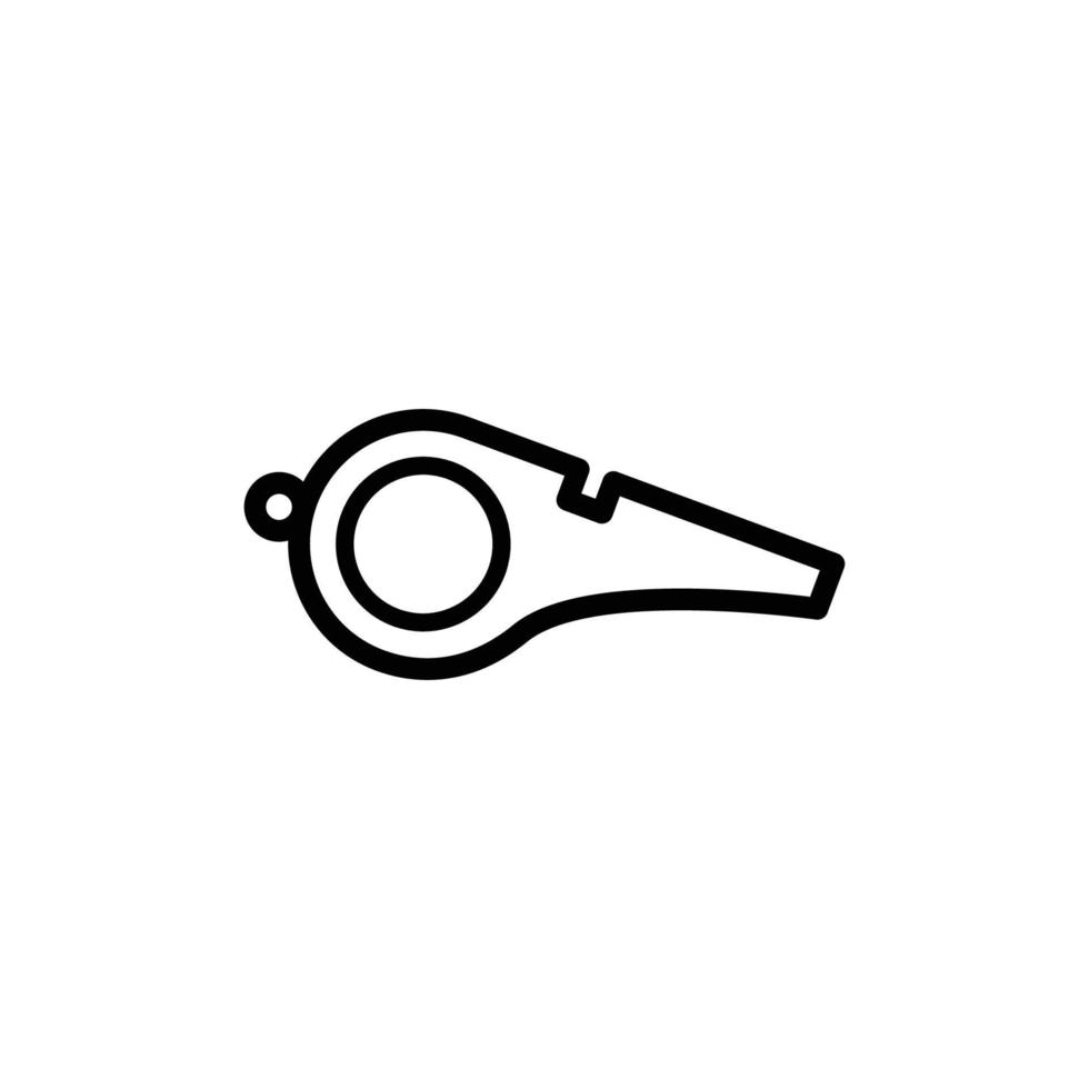 Whistle icon vector logo design template