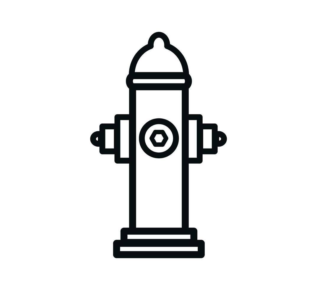 Hydrant icon vector logo design template