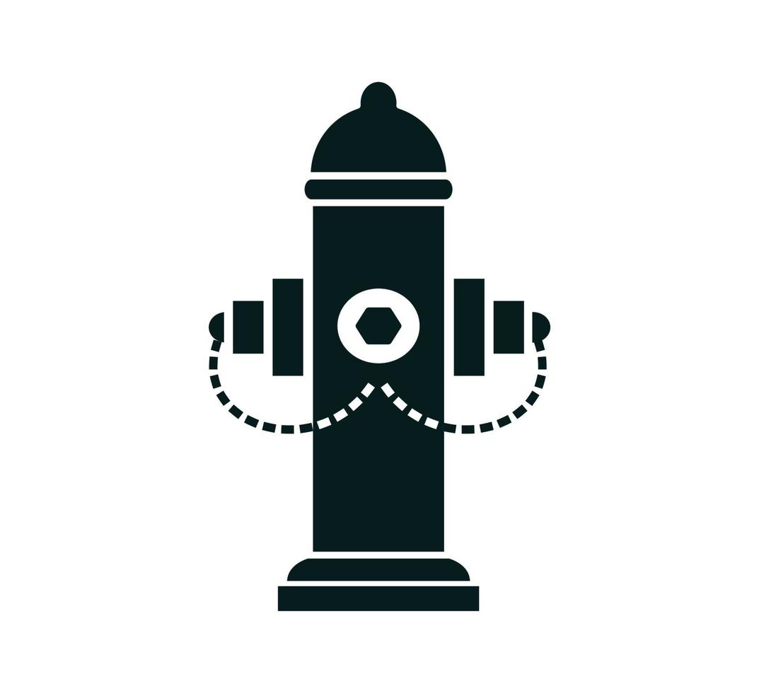 Hydrant icon vector logo design template