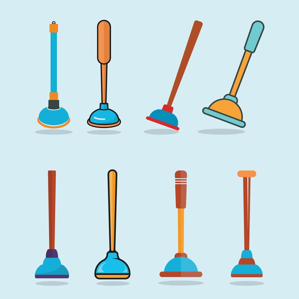 Rubber Plunger Vector And Clip Art Illustration Designs