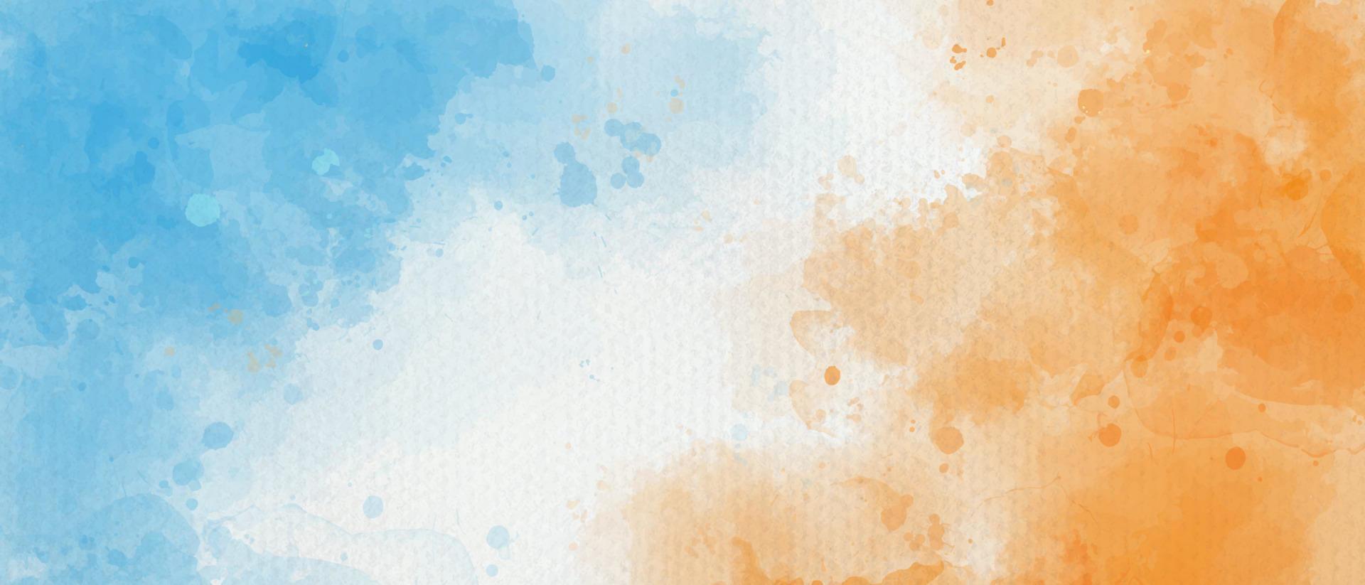 Hand painted watercolor texture abstract background vector