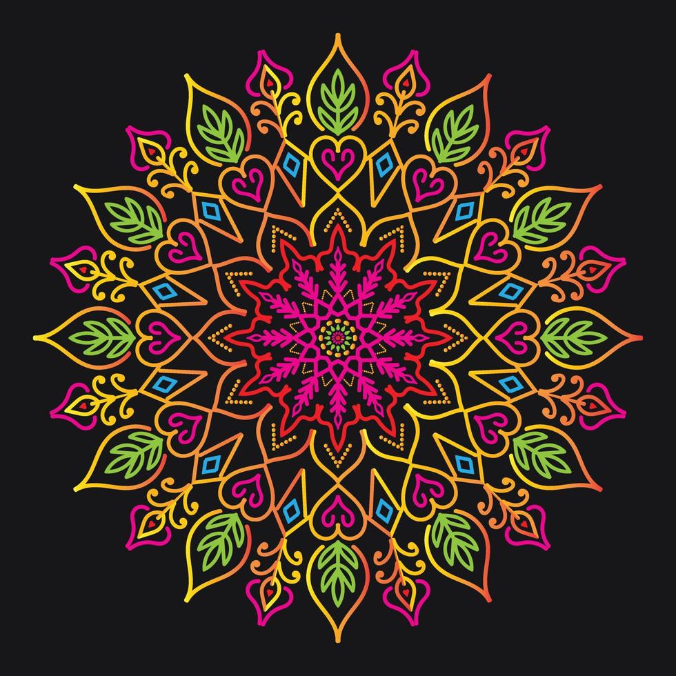 coloring pages New mandala design vector