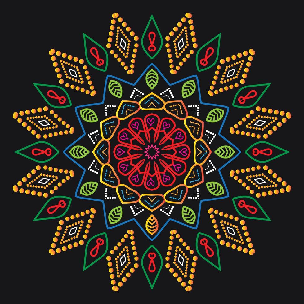 New mandala design vector