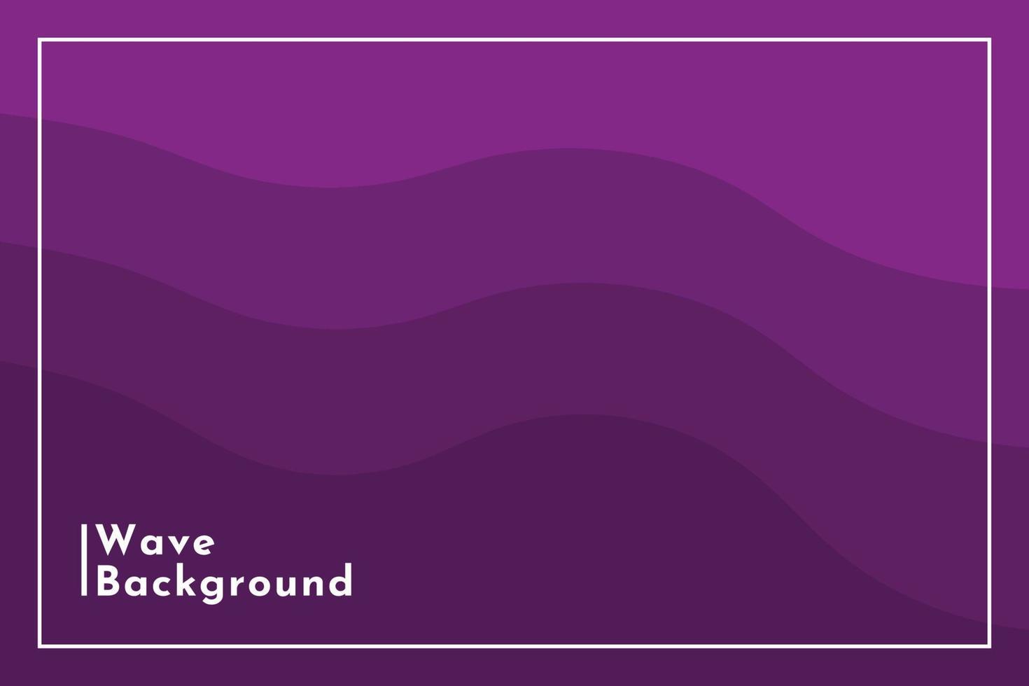 Abstract Purple Color Wave Background vector