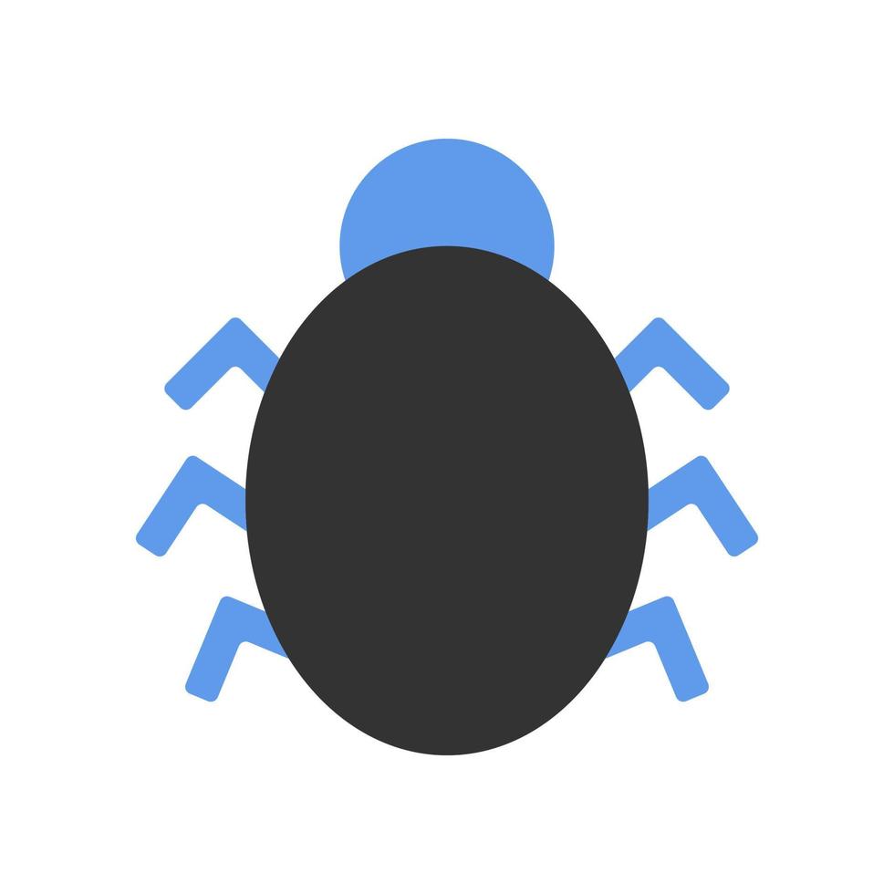 Computer virus vector icon isolated on white background