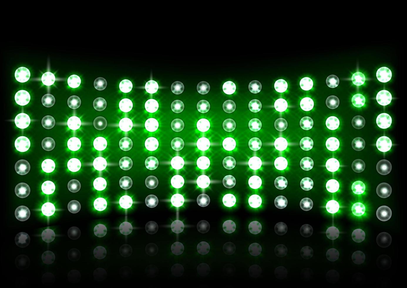 Led projection screen vector