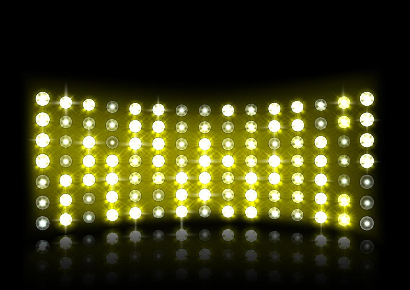 yellow Stage light illustration vector
