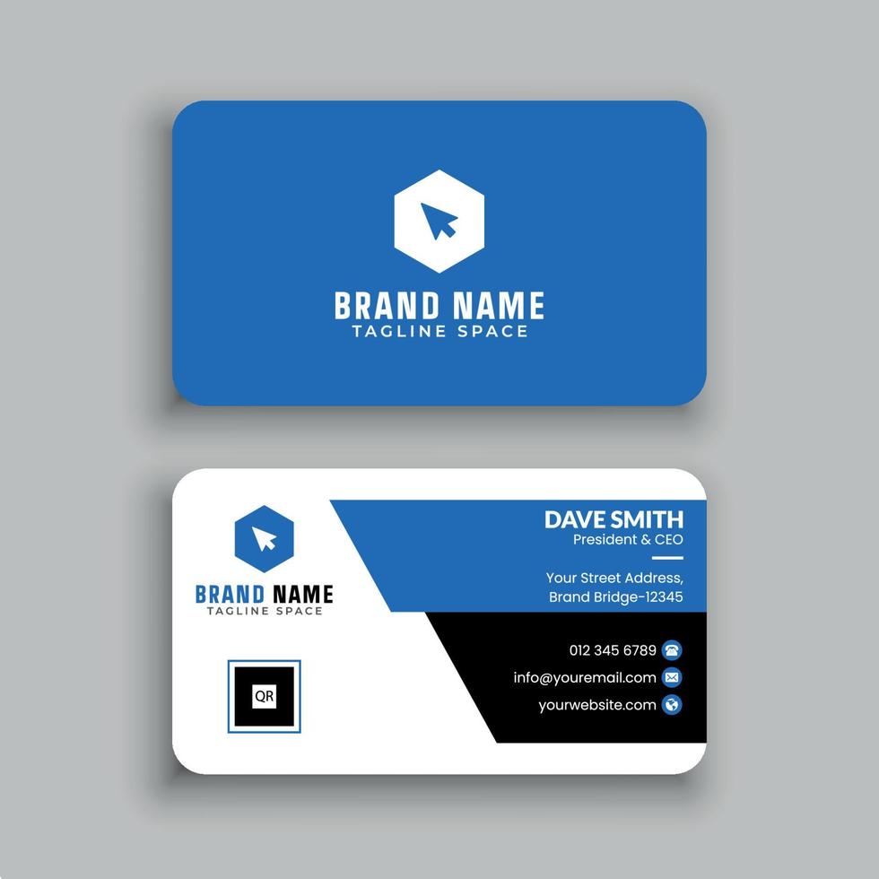 Business Card Design Template vector