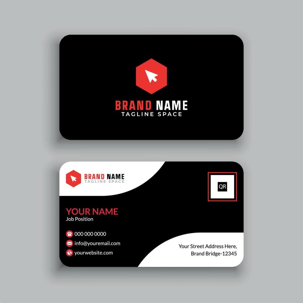 Business Card Design Template vector