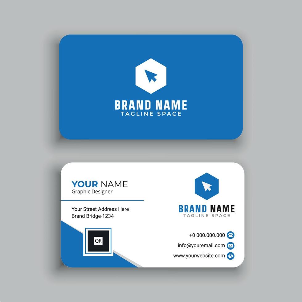 Business Card Design Template vector