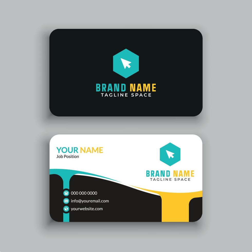 Business Card Design Template vector