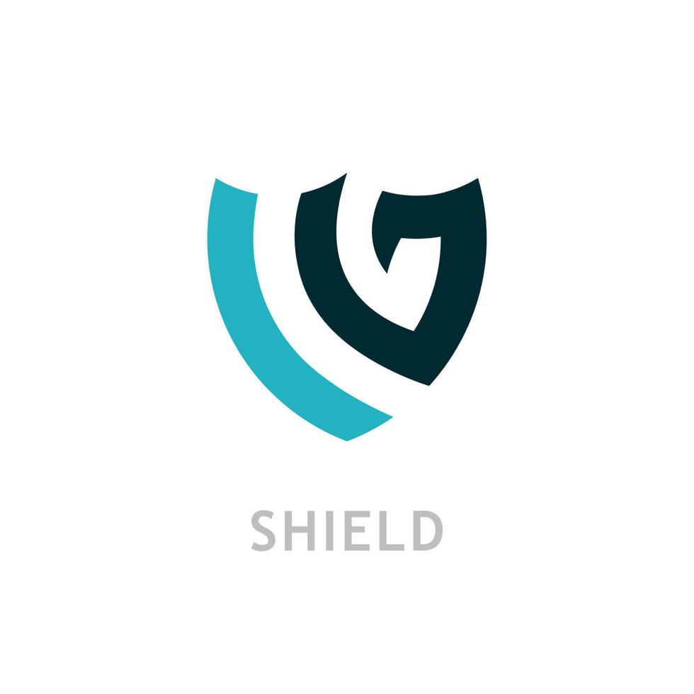 Shield logo template design. vector shield  icon